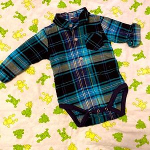 Blue Long Sleeve Flannel